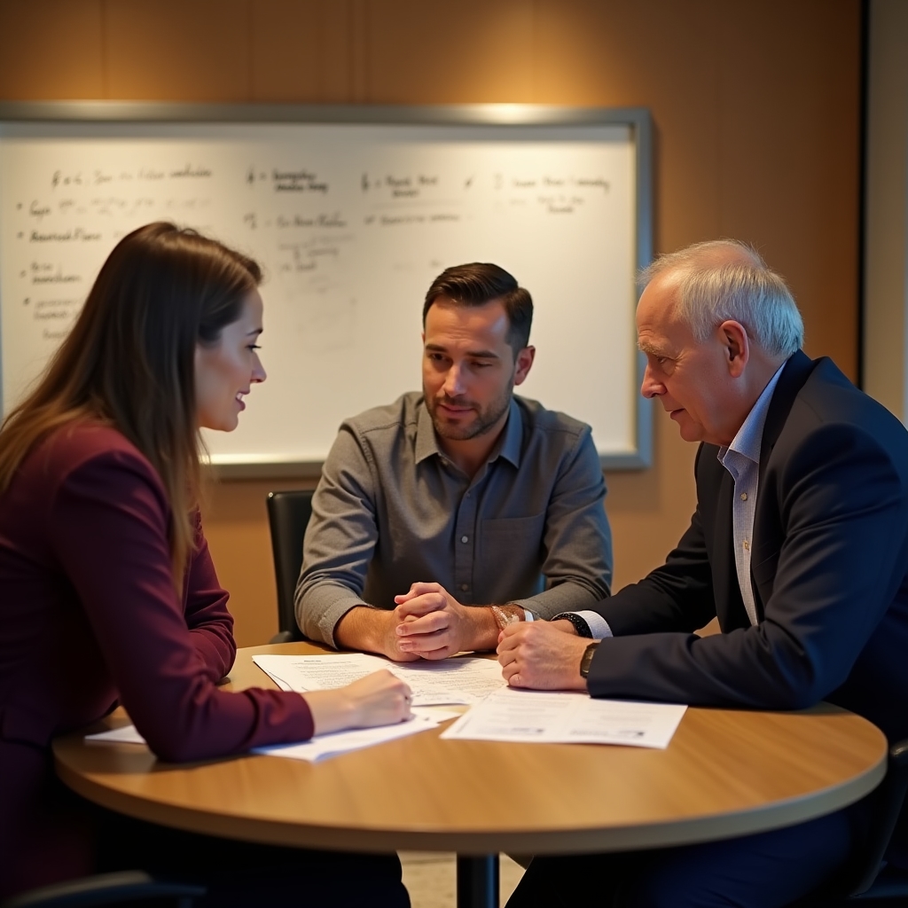 Icnodent-Team in einer Workshop-Besprechung