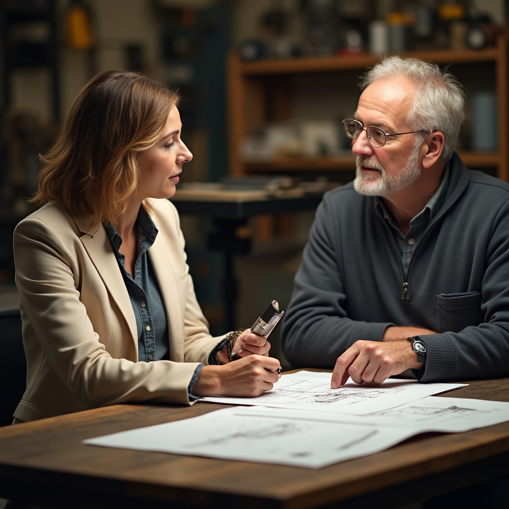 Wissensinterview direkt am Arbeitsplatz des Mitarbeiters